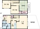 タウンハウス伊川谷8Bの間取り画像