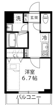 LOC´S SAGINUMA（ロックス鷺沼）の間取り画像