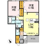 セジュール土瓜 Aの間取り画像