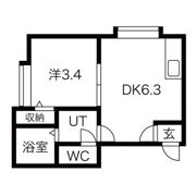 フラットJ発寒南の間取り画像