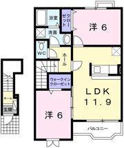 パレ・ロジュマンの間取り画像