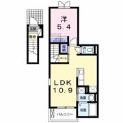 オ－ブアビタシオンⅡ番館の間取り画像
