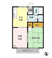 ドルチェ浜道 ABの間取り画像
