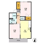 カネダイハウス3の間取り画像