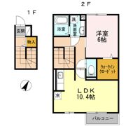 ホワイトリム B棟の間取り画像
