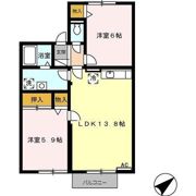 プリシェール赤池 Bの間取り画像