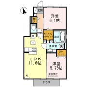 サニースカイ A棟の間取り画像