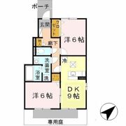 ローズコート野添 A棟の間取り画像