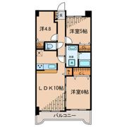 ベルメゾン花筐の間取り画像
