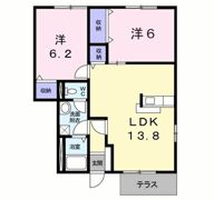 エスポワールハイムCの間取り画像