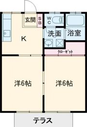 アーバンハイツ Bの間取り画像
