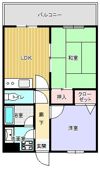 アルテハイム大野城の間取り画像