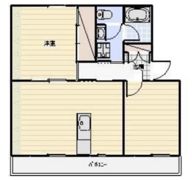 上島マンションの間取り画像