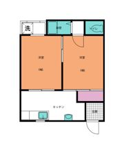 タチバナ荘第三の間取り画像