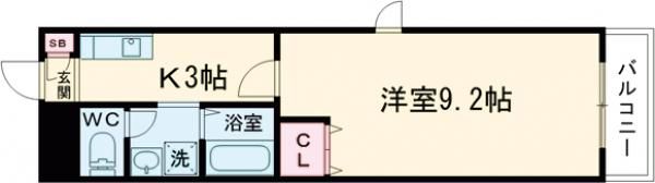 アムール西京極の間取り画像