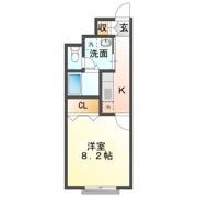 シンプルNの間取り画像