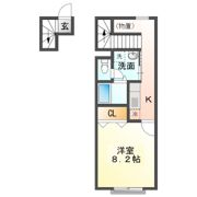 シンプルNの間取り画像