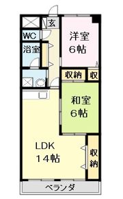 ビューテラスツジの間取り画像
