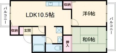 セジュール桂幸の間取り画像
