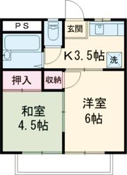 パル松井Aの間取り画像