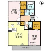 ルベール曙 B棟の間取り画像