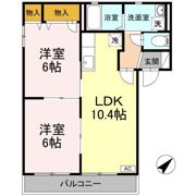 バリュージュ馬木 A棟の間取り画像