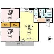 カメリア徳力の間取り画像