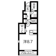 CoCo bruna(ココブルーナ)B棟の間取り画像