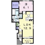 クレール参番館の間取り画像