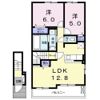 フィオーレ Ⅱの間取り画像