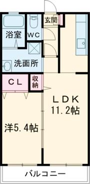 グランディールⅡの間取り画像