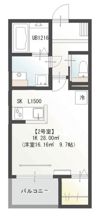 Lien広中新開の間取り画像