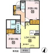 ボヌール Bの間取り画像