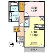 アシェル星田の間取り画像