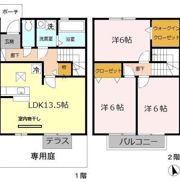 パストラル田寺 A棟の間取り画像