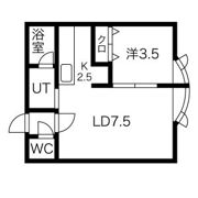アークコート豊平IIIの間取り画像