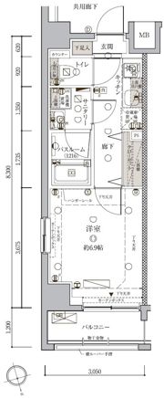 クレヴィスタ板橋西台の間取り画像