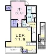 ラフィーネ楠の間取り画像