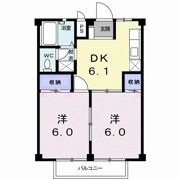 シティハイツ妹尾Aの間取り画像