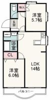 メゾン船越の間取り画像
