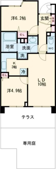 アンビシャス河辺の間取り画像