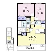 サンライズ エムⅡの間取り画像