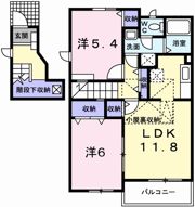 リバーシティBの間取り画像