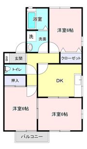 ニューキャピタルⅥ番館の間取り画像
