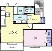 プロムナードⅡの間取り画像