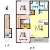 ジャルダン Aの間取り画像