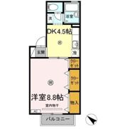 フロラシオン川内 Ⅱ棟の間取り画像
