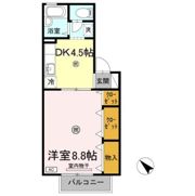 フロラシオン川内 Ⅱ棟の間取り画像
