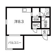 ウェル東海通の間取り画像