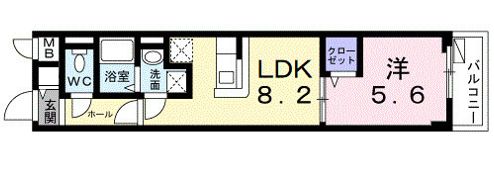 ベルフラワー恋ヶ窪の間取り画像